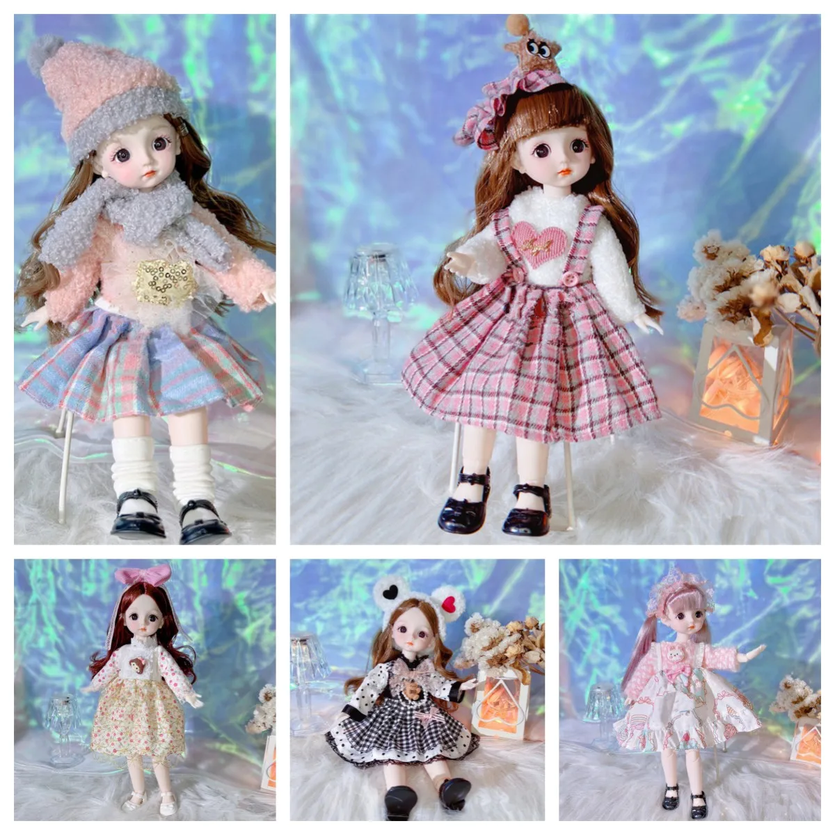 Кукла шарнирная подвижная с юбкой, 28 см, 1/6
Кукла шарнирная подвижная с юбкой, 28 см, 1/6