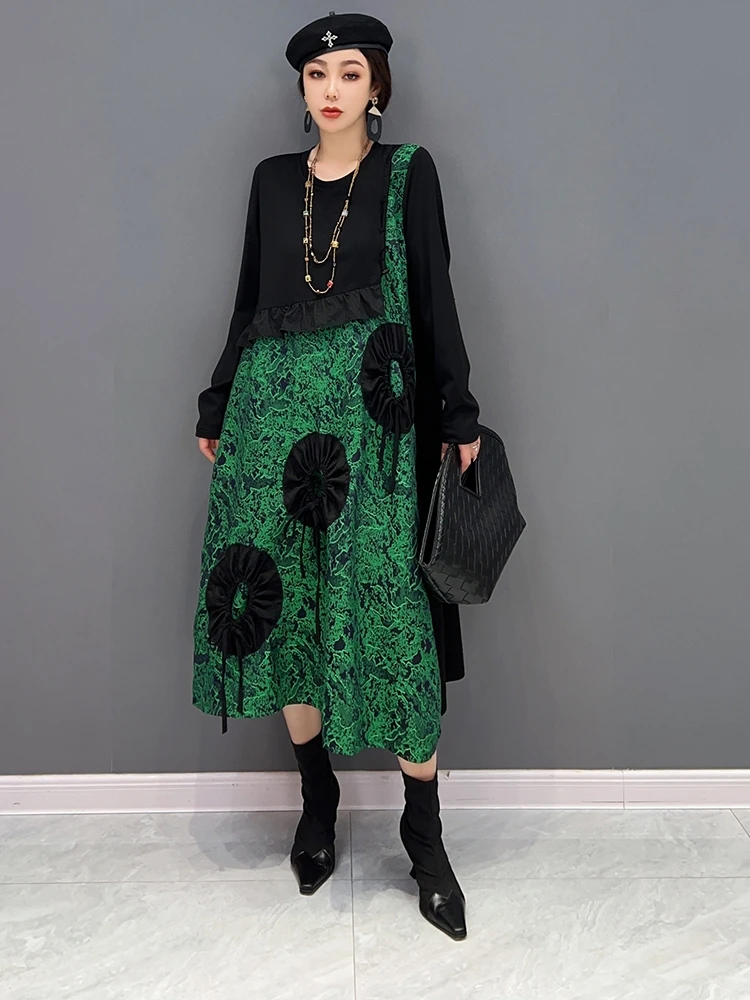 SuperAen 2022 зимнее Новое корейское модное Трендовое цветное длинное платье женское платье с длинным рукавом
SuperAen 2022 зимнее Новое корейское модное Трендовое цветное длинное платье женское платье с длинным рукавом