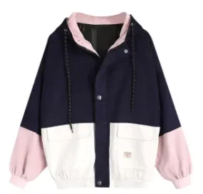 2022New Philosophy color block Long Sleeve Corduroy Women jacket Patchwork Autumn women Jacket plus size women button female coa
2022New Philosophy color block Long Sleeve Corduroy Women jacket Patchwork Autumn women Jacket plus size women button female coa