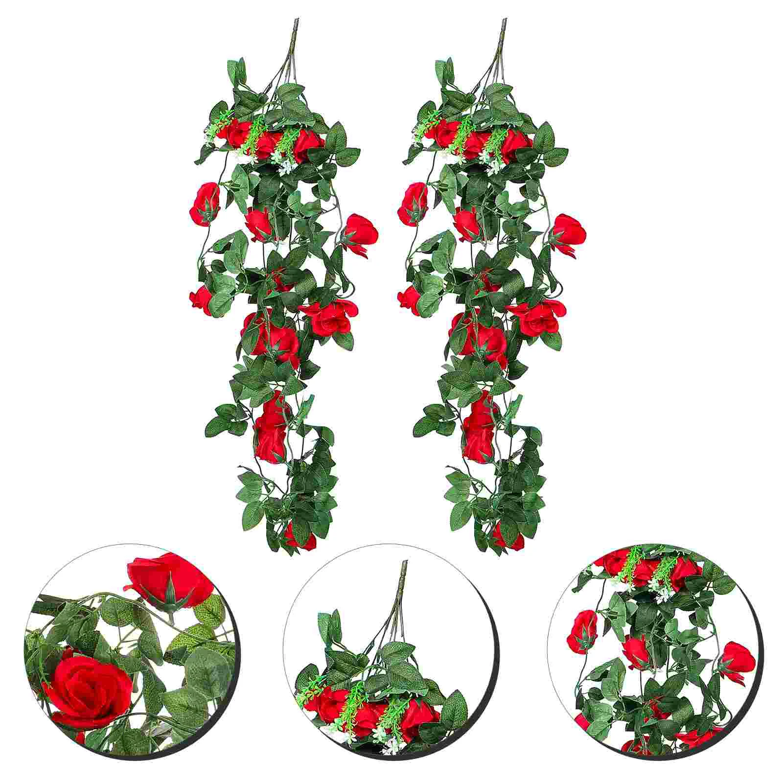 2pcs Drooping Wedding Simulation Hanging Flowers Artificial Wall Hanging Pendant Hanging Artificial Plants
2pcs Drooping Wedding Simulation Hanging Flowers Artificial Wall Hanging Pendant Hanging Artificial Plants
