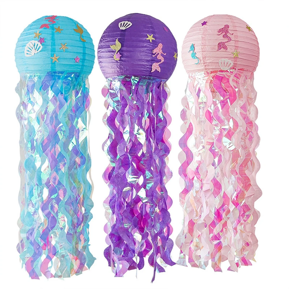 Mermaid Theme Party Decoration Hanging Jellyfish Lantern Little Mermaid Under The Sea Girls 1st Birthday Party Decor Baby Shower
Mermaid Theme Party Decoration Hanging Jellyfish Lantern Little Mermaid Under The Sea Girls 1st Birthday Party Decor Baby Shower