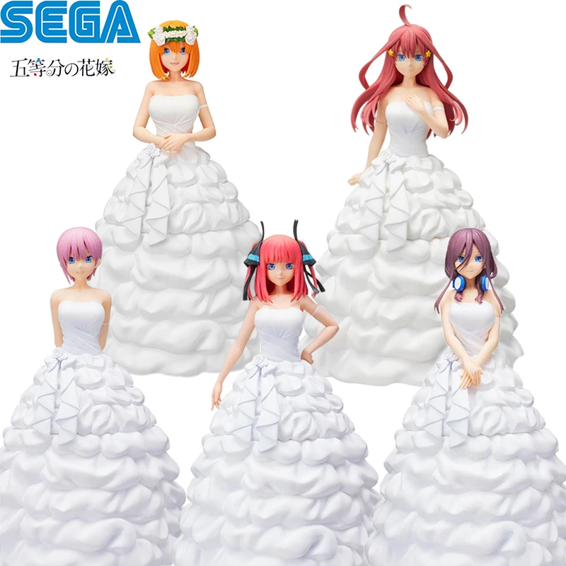 SEGA SPM Nakano Ichika Nino Miku Yotsuba Itsuki Bridal Dress Anime The Quintessential Quintuplets Action Figures Model Toy Gift
SEGA SPM Nakano Ichika Nino Miku Yotsuba Itsuki Bridal Dress Anime The Quintessential Quintuplets Action Figures Model Toy Gift