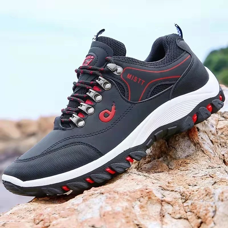 

Casual Shoes Men Mountaineering Outdoor Hiking Camping Running Walking Jogging Sneakers Waterproof Non-Slip Sneakers Tenis Shoes