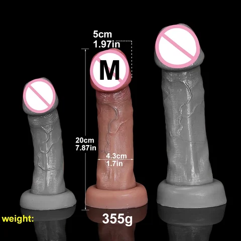Мягкая телесная настоящая искусственная Анальная пробка, эротическая игрушка для женщин, медицинский силиконовый вагинальный мастурбатор для геев, пенис, большая присоска