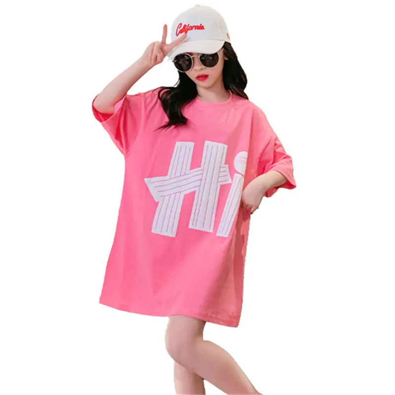 10 12 14 Years Girls Long Tops Short Sleeve Letter Print T-shirt Fashion Casual Teenager Clothing Summer Hot Sales Tees Clothes
10 12 14 Years Girls Long Tops Short Sleeve Letter Print T-shirt Fashion Casual Teenager Clothing Summer Hot Sales Tees Clothes