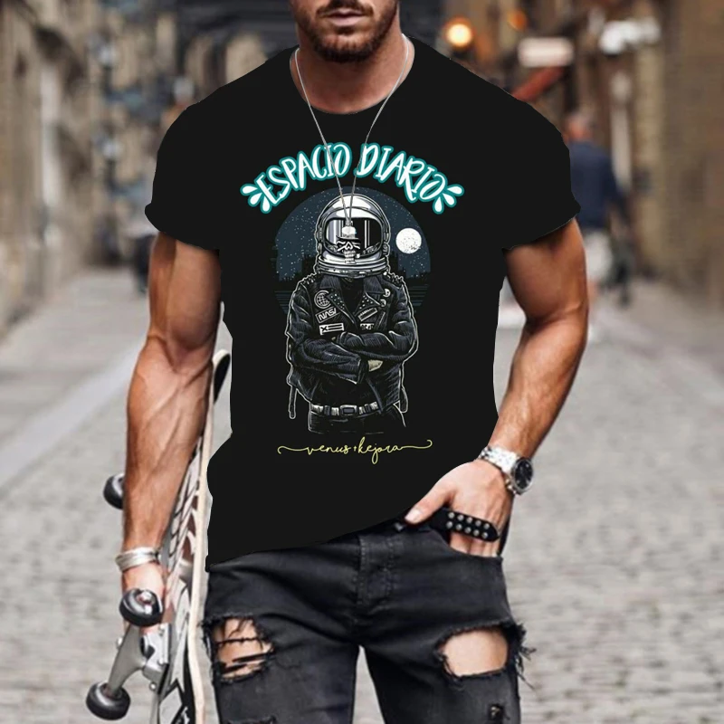 Men's Trendy Short-Sleeved Sports 3D T-Shirt Bottoming Shirt Personalized Street Versatile Tops T-Shirt Fashion New English Lett
Men's Trendy Short-Sleeved Sports 3D T-Shirt Bottoming Shirt Personalized Street Versatile Tops T-Shirt Fashion New English Lett
