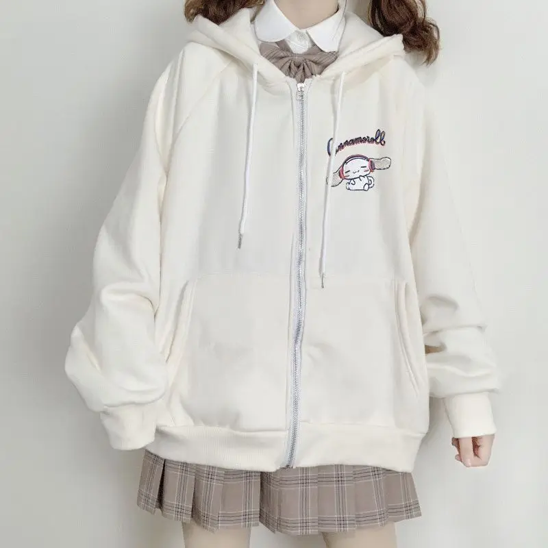 New Cinnamoroll Hello Kitty Kawaii Anime Sanrio Thick Girl Heart Hoodie Cute Cartoon Sweet Cardigan Coat Lovely Jacket Gift Toys
New Cinnamoroll Hello Kitty Kawaii Anime Sanrio Thick Girl Heart Hoodie Cute Cartoon Sweet Cardigan Coat Lovely Jacket Gift Toys
