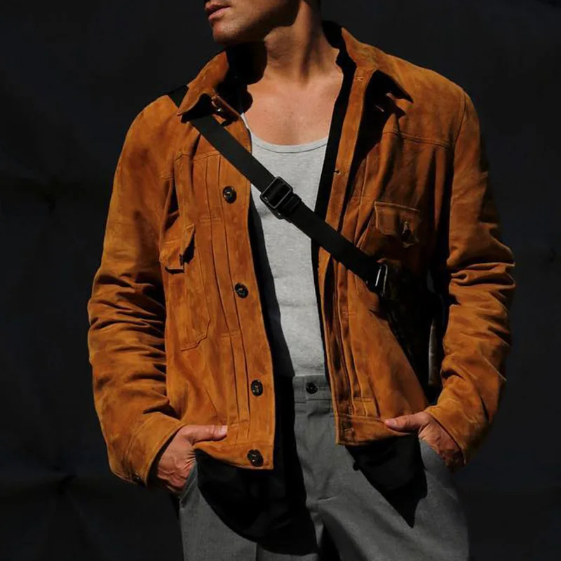 Fall Winter Long Sleeve Cargo Outwear Men Coat Casual Fashion Men's Lapel Button Cardigan Retro Multi Pockets Solid Jackets Top
Fall Winter Long Sleeve Cargo Outwear Men Coat Casual Fashion Men's Lapel Button Cardigan Retro Multi Pockets Solid Jackets Top