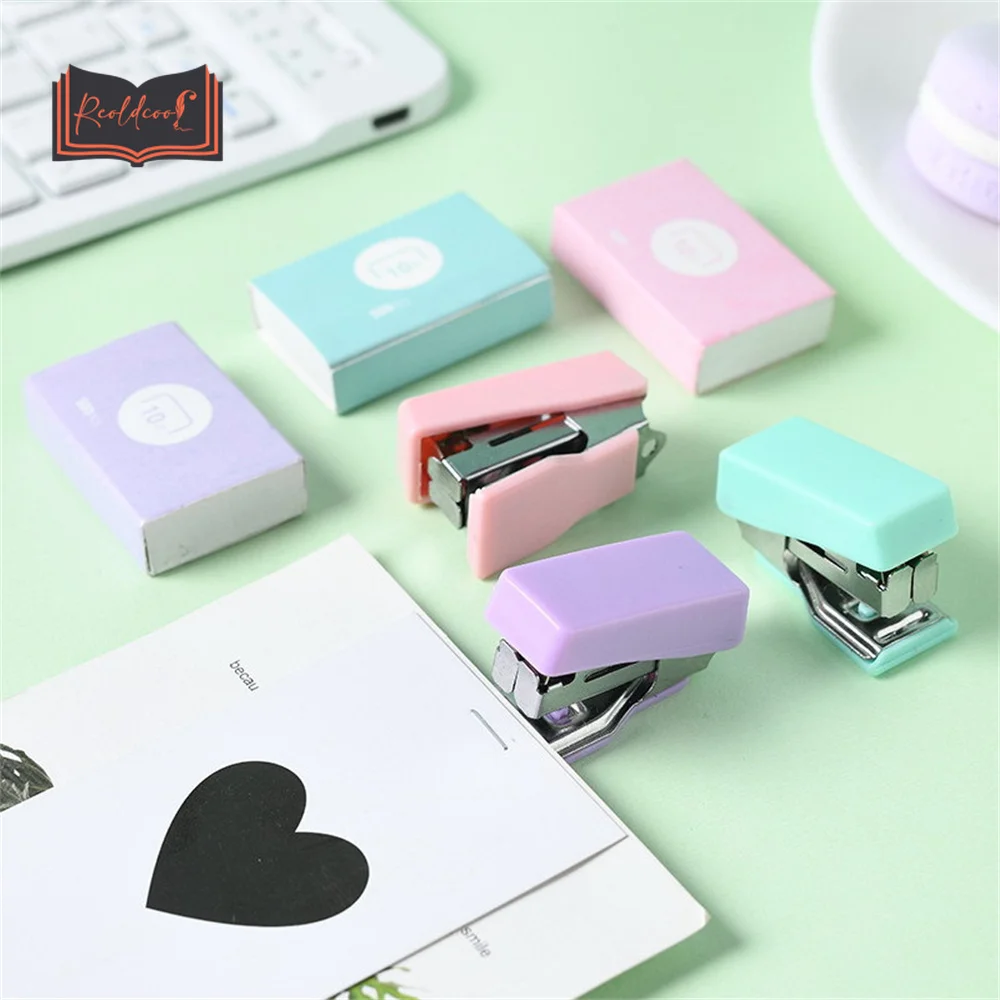 Mini Morandi Color Metal Stapler Set with 500pcs 10# Staples Paper Binding Tools Fresh Creative Metal Binding Office Supplies
Mini Morandi Color Metal Stapler Set with 500pcs 10# Staples Paper Binding Tools Fresh Creative Metal Binding Office Supplies