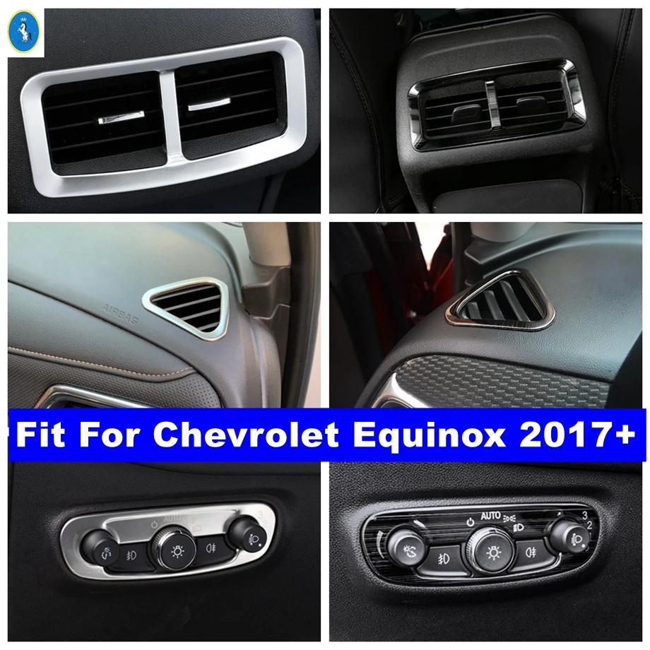 Dashboard Armrest Box Rear Air AC Outlet Vent Lights Control Panel Cover Trim Fit For Chevrolet Equinox 2017 - 2022 Accessories
Dashboard Armrest Box Rear Air AC Outlet Vent Lights Control Panel Cover Trim Fit For Chevrolet Equinox 2017 - 2022 Accessories