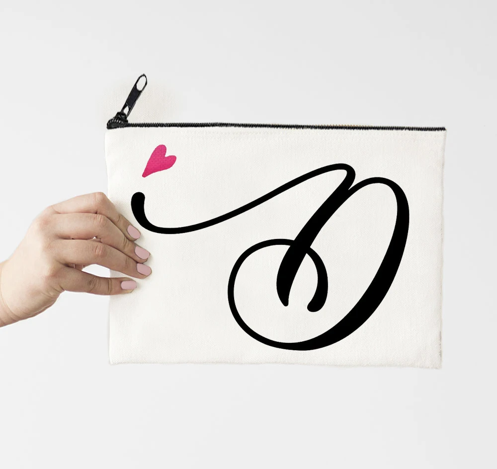 Bridesmaid Makeup Bag Flowers Alphabet Printed Canvas Storage Bag Cosmetic Bags for Bride Bridesmaid Proposal Gift Fashion
Bridesmaid Makeup Bag Flowers Alphabet Printed Canvas Storage Bag Cosmetic Bags for Bride Bridesmaid Proposal Gift Fashion