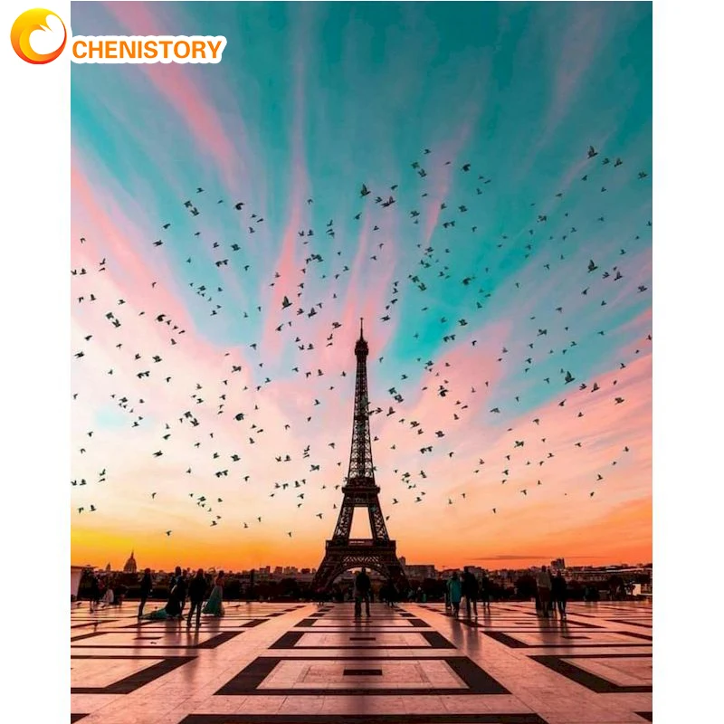 CHENISTORY 60x75cm Frame DIY Oil Painting By Numbers Tower Acrylic Painted HandPainted Coloring By Numbers Kits Home Decor Gift
CHENISTORY 60x75cm Frame DIY Oil Painting By Numbers Tower Acrylic Painted HandPainted Coloring By Numbers Kits Home Decor Gift
