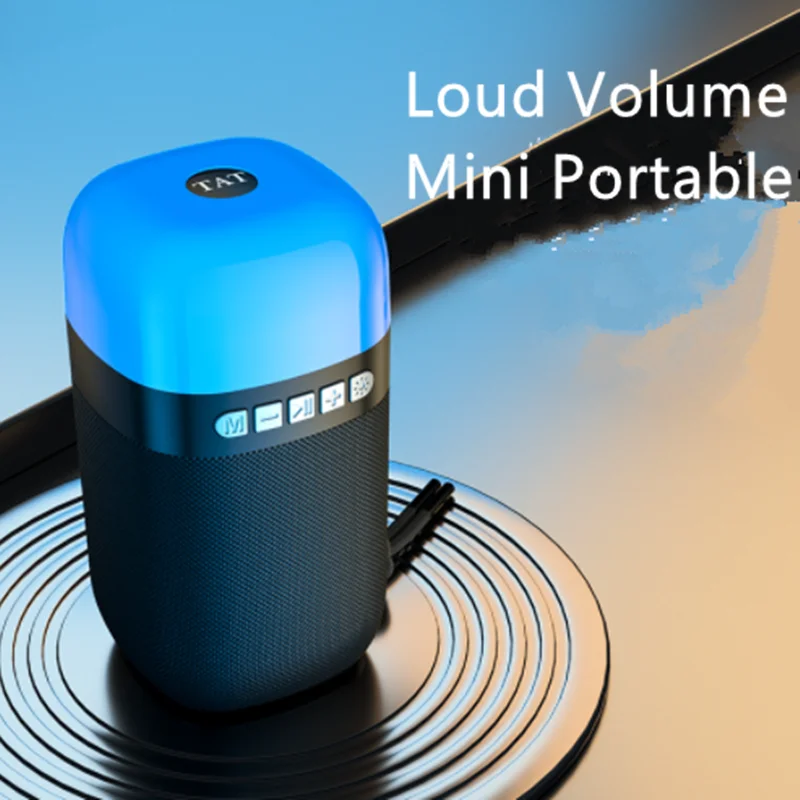 LED Speaker Portable Bluetooth Wireless Sound Box Outdoor Bass FM Radio Computer Loudspeaker RGB Flashing Light Mini Soundbar
LED Speaker Portable Bluetooth Wireless Sound Box Outdoor Bass FM Radio Computer Loudspeaker RGB Flashing Light Mini Soundbar