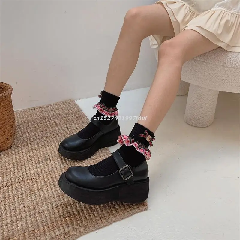 Cute Sweet Lolita Socks Bowknot Ruffle Lace Short Tube Socks Princess Women Girl Elastic Cotton Socks
Cute Sweet Lolita Socks Bowknot Ruffle Lace Short Tube Socks Princess Women Girl Elastic Cotton Socks