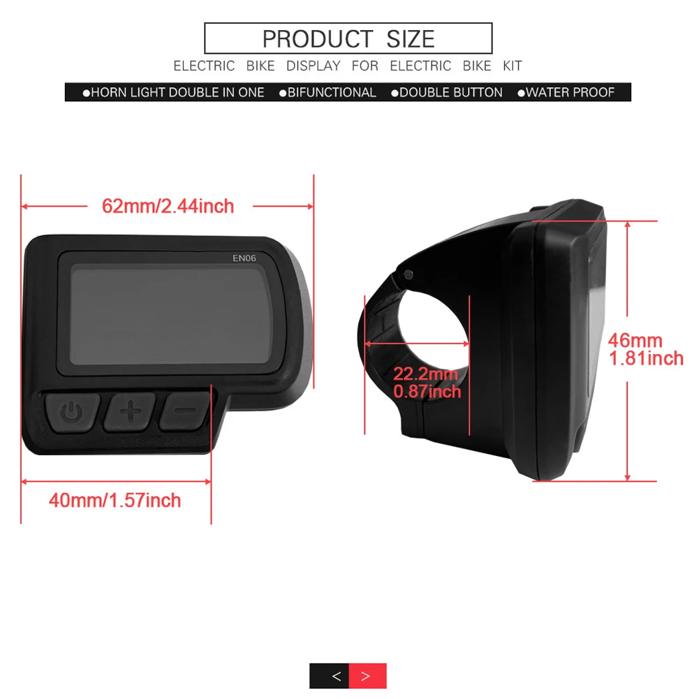 Durable Ebike Controller Controllers For E-bike Sine Wave 36/48V 95x53x30mm Controller Three-mode Throttle 8 PAS Kit
Durable Ebike Controller Controllers For E-bike Sine Wave 36/48V 95x53x30mm Controller Three-mode Throttle 8 PAS Kit