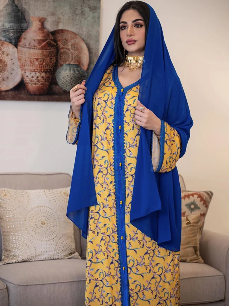 Ramadan Eid Women Jalabiya Dubai Saudi Arabian Kaftan Islam Muslim Evening Party Abaya Long Arabic Dress Moroccan Caftan Jelaba
Ramadan Eid Women Jalabiya Dubai Saudi Arabian Kaftan Islam Muslim Evening Party Abaya Long Arabic Dress Moroccan Caftan Jelaba
