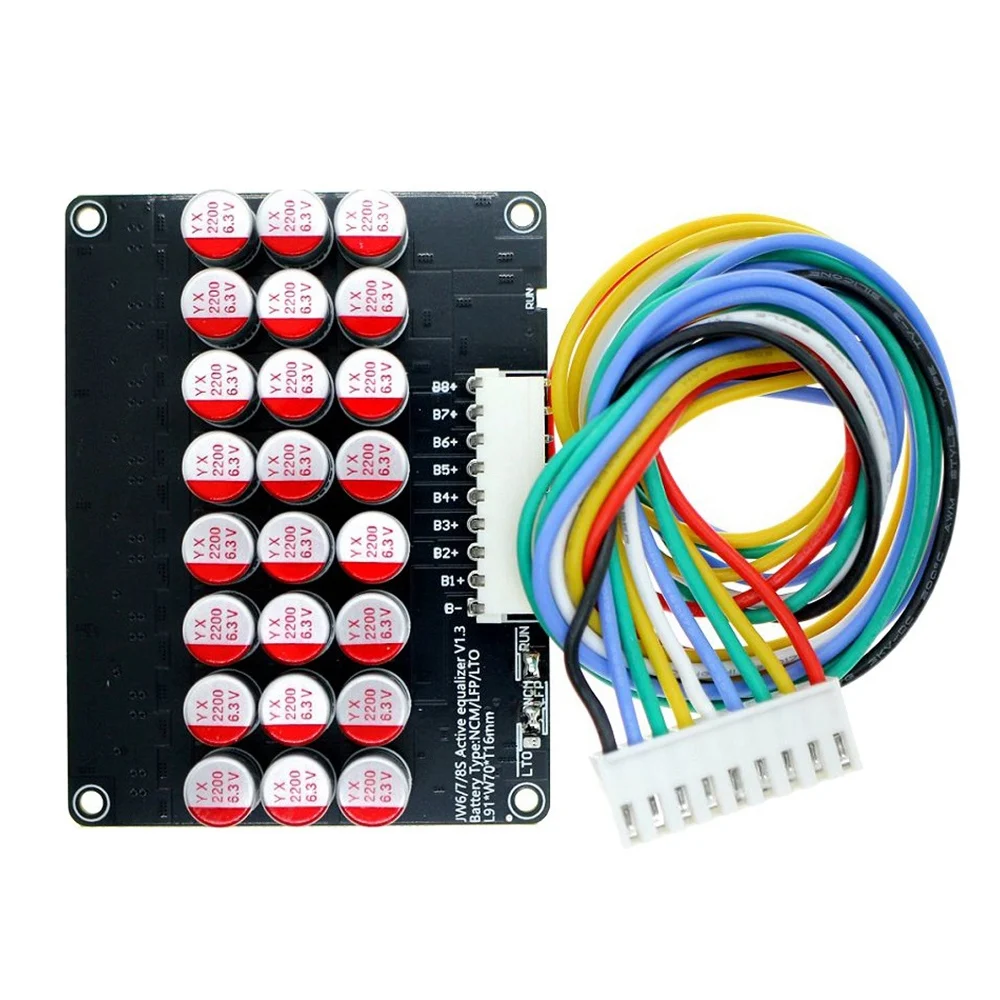 Heltec 8S Equalizer Protection Board Active Equalizer Energy Transfer Equalization Board
Heltec 8S Equalizer Protection Board Active Equalizer Energy Transfer Equalization Board
