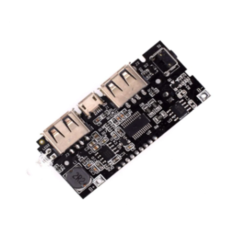 Dual USB 18650 Battery Charger PCB Power Module 5V 1A 2.1A Mobile Power Bank Accessories for Phone DIY LED LCD Module Board
Dual USB 18650 Battery Charger PCB Power Module 5V 1A 2.1A Mobile Power Bank Accessories for Phone DIY LED LCD Module Board