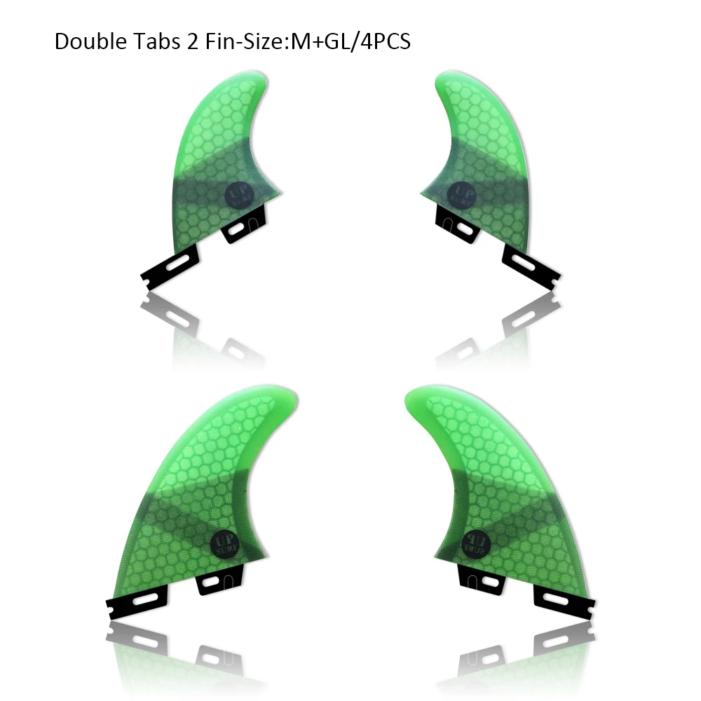 UPSURF Double Tabs 2 M+GL Fins Surf Water Grip Sup Accessories Surfboard Thrusters Quad Fin Set Stand Up Paddleboard Surf Fin
UPSURF Double Tabs 2 M+GL Fins Surf Water Grip Sup Accessories Surfboard Thrusters Quad Fin Set Stand Up Paddleboard Surf Fin