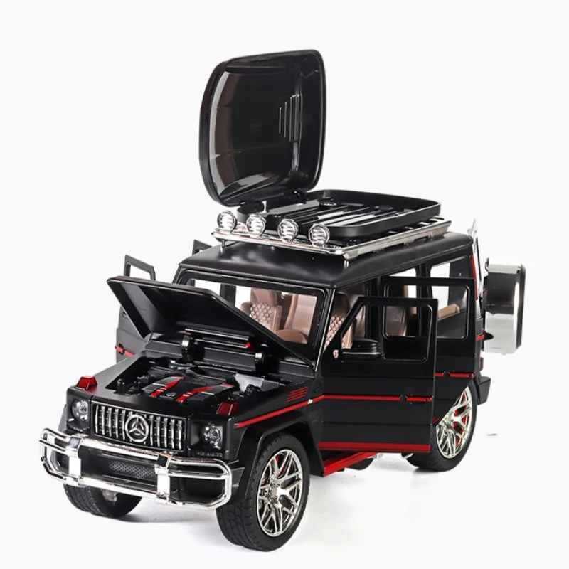 1:24 Scale ORV Big Wheels Diecast Car Benz G63 Metal Model With Light Sound Spray Pull Back Vehicle Alloy Toy Figures Block
1:24 Scale ORV Big Wheels Diecast Car Benz G63 Metal Model With Light Sound Spray Pull Back Vehicle Alloy Toy Figures Block