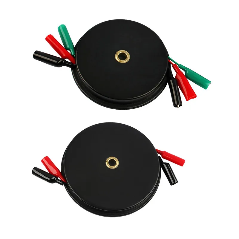 3Wire 20Feet Retractable Testing Leads 18 AWG Gauge Aligator Clicps In Reel For Testing Electrical Components Circuits
3Wire 20Feet Retractable Testing Leads 18 AWG Gauge Aligator Clicps In Reel For Testing Electrical Components Circuits