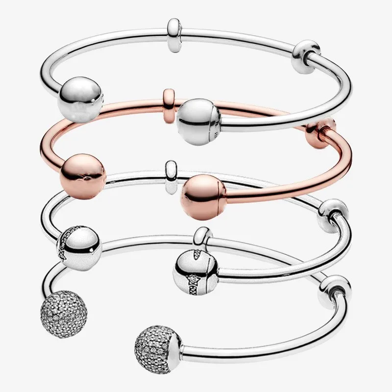 925 Sterling Silver Pan Bracelet Silvery Button Bracelet Fit European Charm Bracelets Women Jewelry
925 Sterling Silver Pan Bracelet Silvery Button Bracelet Fit European Charm Bracelets Women Jewelry
