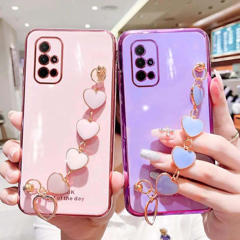 Love Heart Wrist Chain Phone Case For Samsung Galaxy A52S A32 A52 A72 A13 A12 A21S A31 A11 A22 A51 A71 A03S Cute Silicone Cover
Love Heart Wrist Chain Phone Case For Samsung Galaxy A52S A32 A52 A72 A13 A12 A21S A31 A11 A22 A51 A71 A03S Cute Silicone Cover