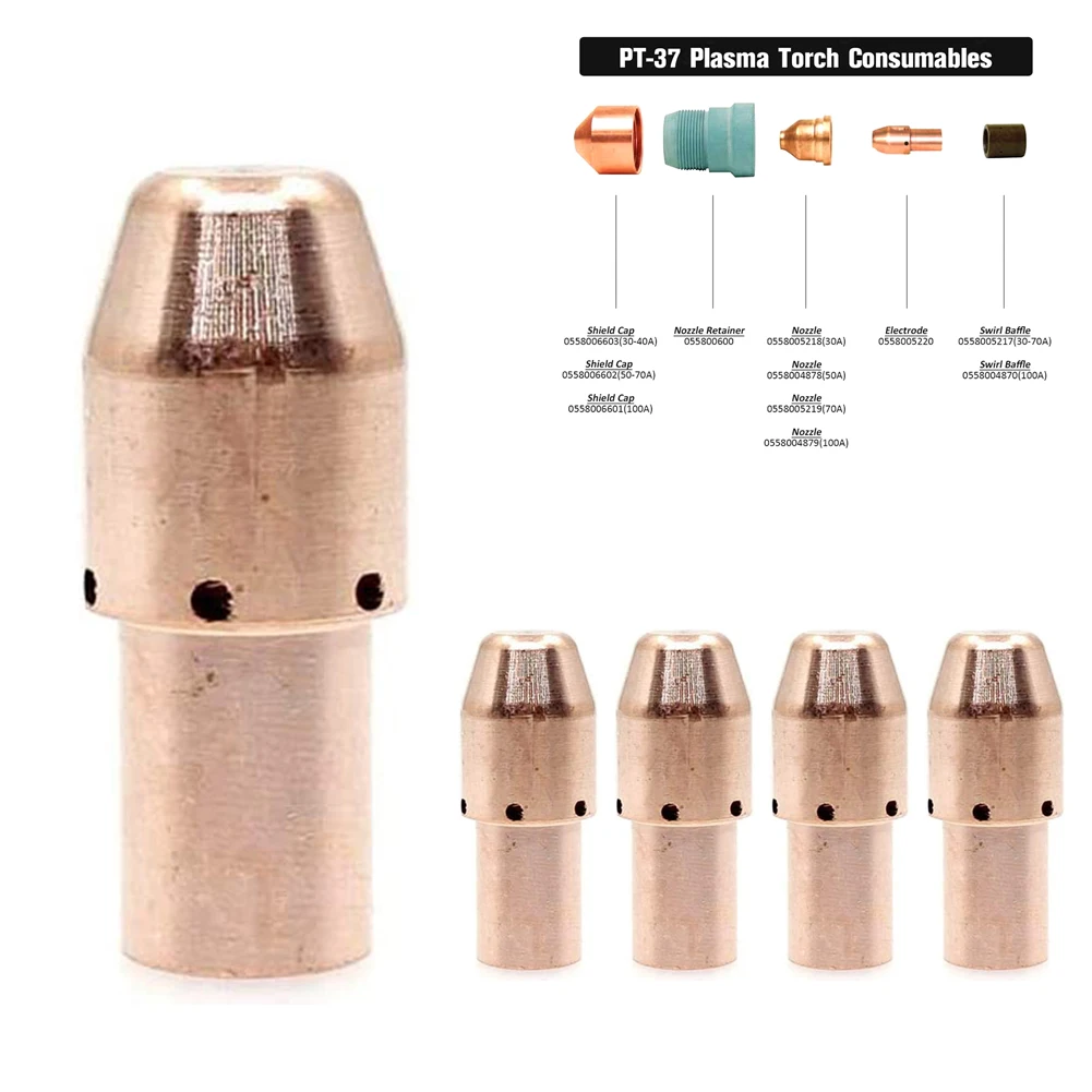 5pcs 0558005220 Plasma Electrode Welding Nozzle Replacement Parts For PT-37 PT-38 Plasma Torch Welding Equipment Accessories
5pcs 0558005220 Plasma Electrode Welding Nozzle Replacement Parts For PT-37 PT-38 Plasma Torch Welding Equipment Accessories