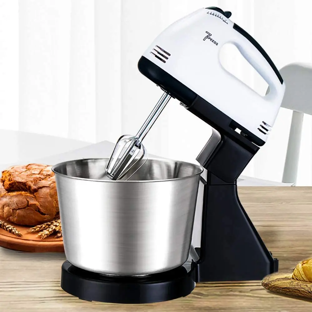 Электрический ручной миксер, легкий 7-скоростной ручной Электрический венчик, электрический ручной венчик для взбивания яиц из нержавеющей... 
Электрический ручной миксер, легкий 7-скоростной ручной Электрический венчик, электрический ручной венчик для взбивания яиц из нержавеющей...