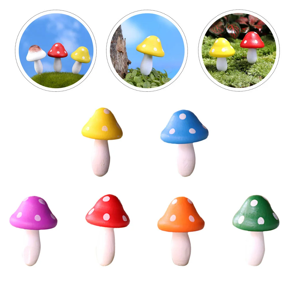 7pcs Mushrooms Miniature Figurines Wooden Mushrooms Ornaments Pots Bonsai Crafts Landscape Decoration
7pcs Mushrooms Miniature Figurines Wooden Mushrooms Ornaments Pots Bonsai Crafts Landscape Decoration