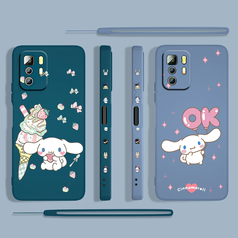 Sanrio Girl Cinnamoroll For Xiaomi Redmi Note 11 11S 10 10S 9 9S 9T 8 8T 7 5 Pro 4G 5G Liquid Left Rope Phone Case Cover Capa 
Sanrio Girl Cinnamoroll For Xiaomi Redmi Note 11 11S 10 10S 9 9S 9T 8 8T 7 5 Pro 4G 5G Liquid Left Rope Phone Case Cover Capa