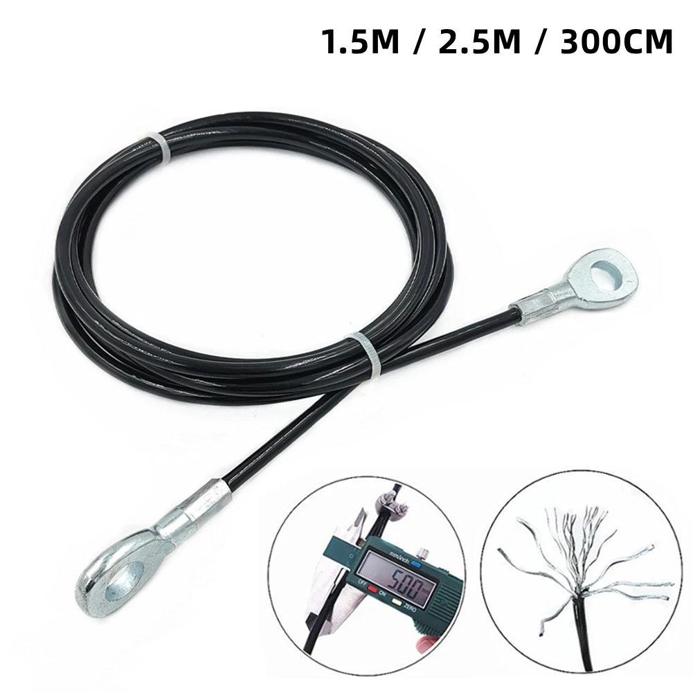 1.5M/2.5M/10FT Gym Steel Wire Rope DIY Weight Stack Cable Replacement Parts Strength Trainning Equipments Parts
1.5M/2.5M/10FT Gym Steel Wire Rope DIY Weight Stack Cable Replacement Parts Strength Trainning Equipments Parts