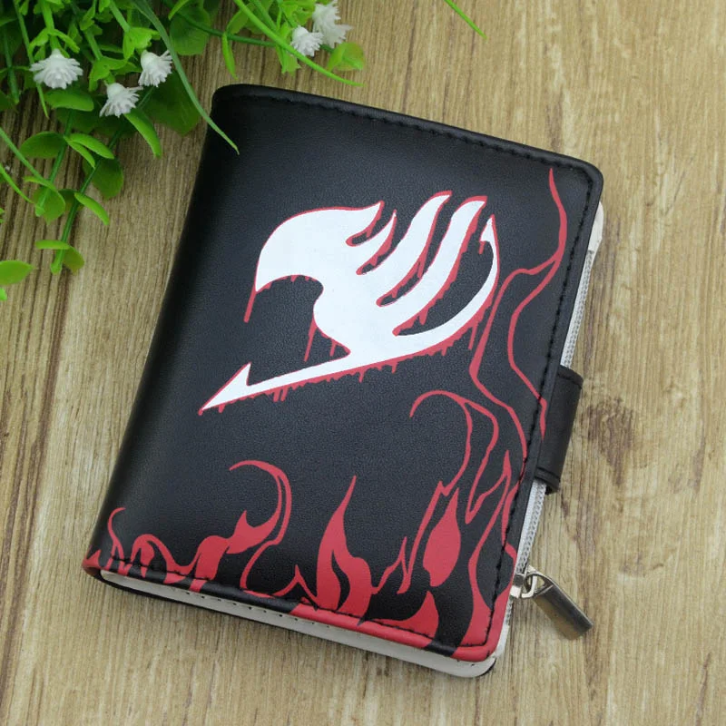 Fairy Tail Anime Leather Wallet Black Color Button Purse Women Men Cool Money Bag 3D Colorful Printed With for Gift
Fairy Tail Anime Leather Wallet Black Color Button Purse Women Men Cool Money Bag 3D Colorful Printed With for Gift