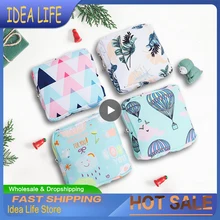 Zipper Bag Tampon Holder Cosmetic Bag Tampon Storage Coin Purse Sanitary Napkin Storage Bags Sanitary Pad Pouch Organizer