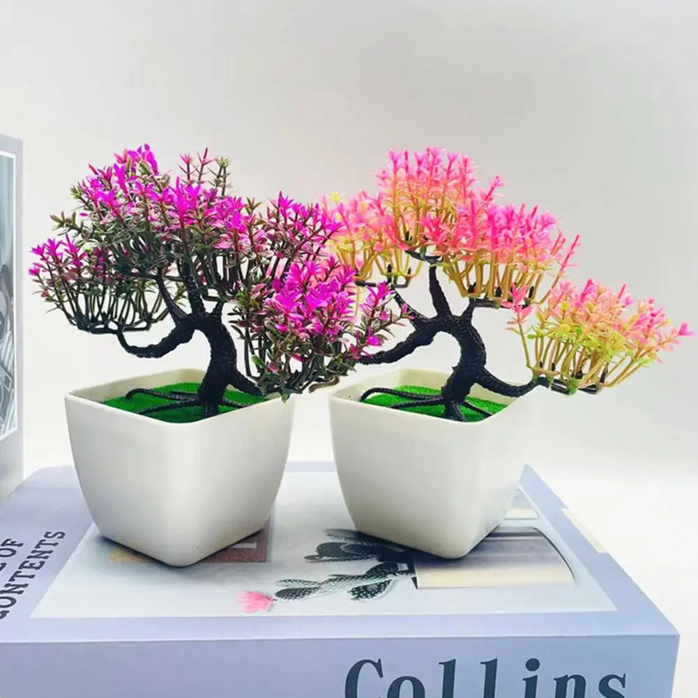 Artificial Bonsai Realistic Looking Geometric Shape Potted Unfading Not Withered Maintenance Free Decorate Vibrantly Colored Art
Artificial Bonsai Realistic Looking Geometric Shape Potted Unfading Not Withered Maintenance Free Decorate Vibrantly Colored Art