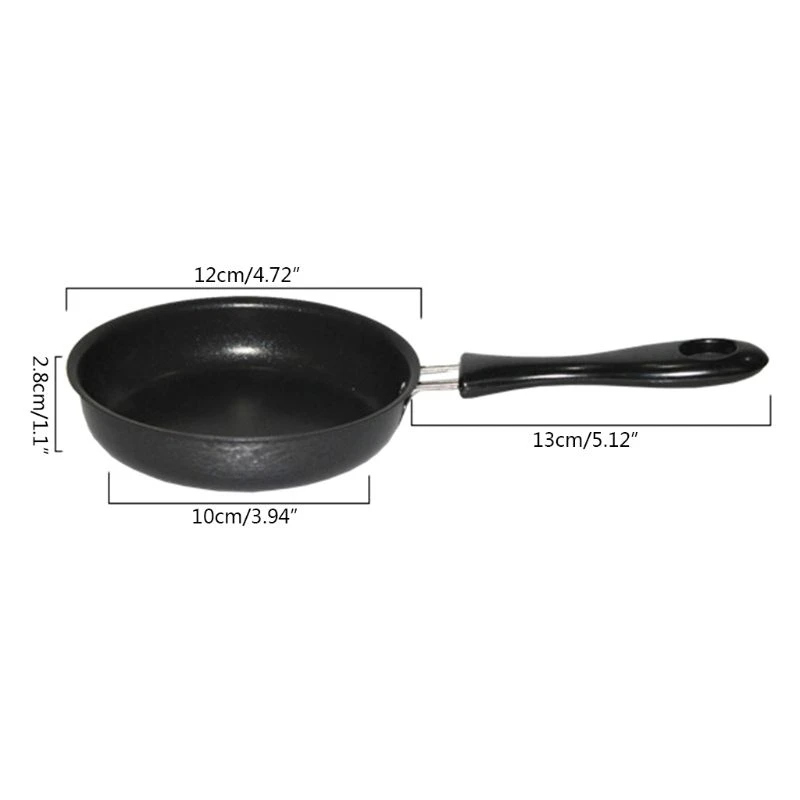 Mini Cooking Pan Non-Stick Iron Frying Pan for DuPont Coating Portable Long Hand Dropship
Mini Cooking Pan Non-Stick Iron Frying Pan for DuPont Coating Portable Long Hand Dropship