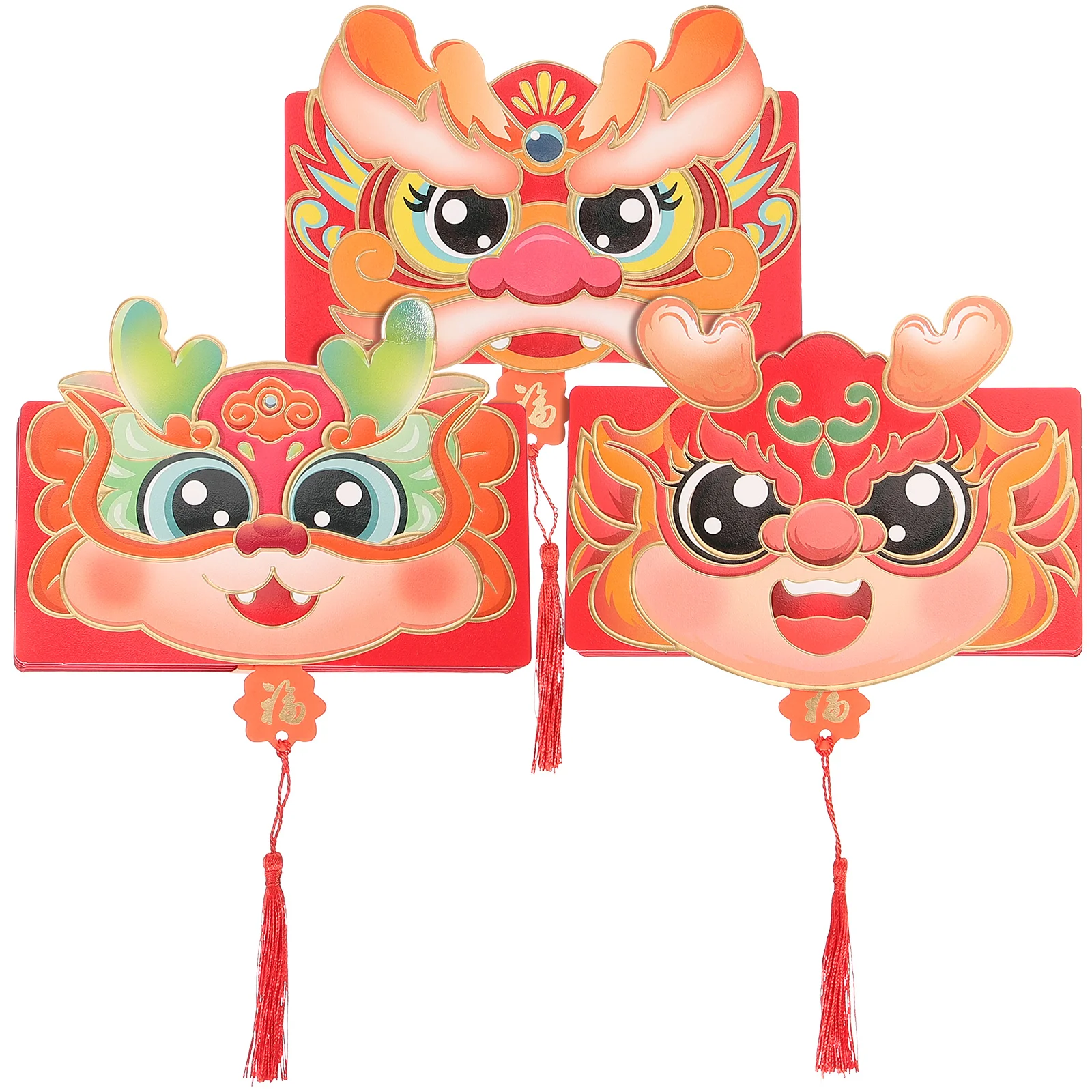 3 Pcs Red Envelopes Creative Packet Chinese Style 2024 Luck Money Bag Paper Festival
3 Pcs Red Envelopes Creative Packet Chinese Style 2024 Luck Money Bag Paper Festival