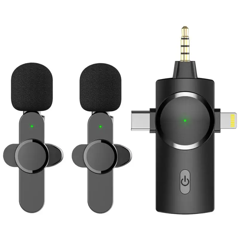 3In1 Wireless Lavalier Microphone Noise-Reducing Mic For iPhone/Android Phone/Camera/Laptop Mic for Video Recording Interview
3In1 Wireless Lavalier Microphone Noise-Reducing Mic For iPhone/Android Phone/Camera/Laptop Mic for Video Recording Interview