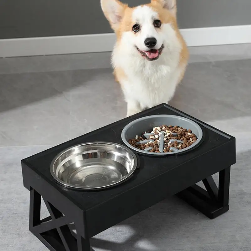 Elevated Dog Bowls Feeding Station 2 Stainless Steel Water Bowls Adjustable Heights Raised Dog Food With Stand Lift Table
Elevated Dog Bowls Feeding Station 2 Stainless Steel Water Bowls Adjustable Heights Raised Dog Food With Stand Lift Table