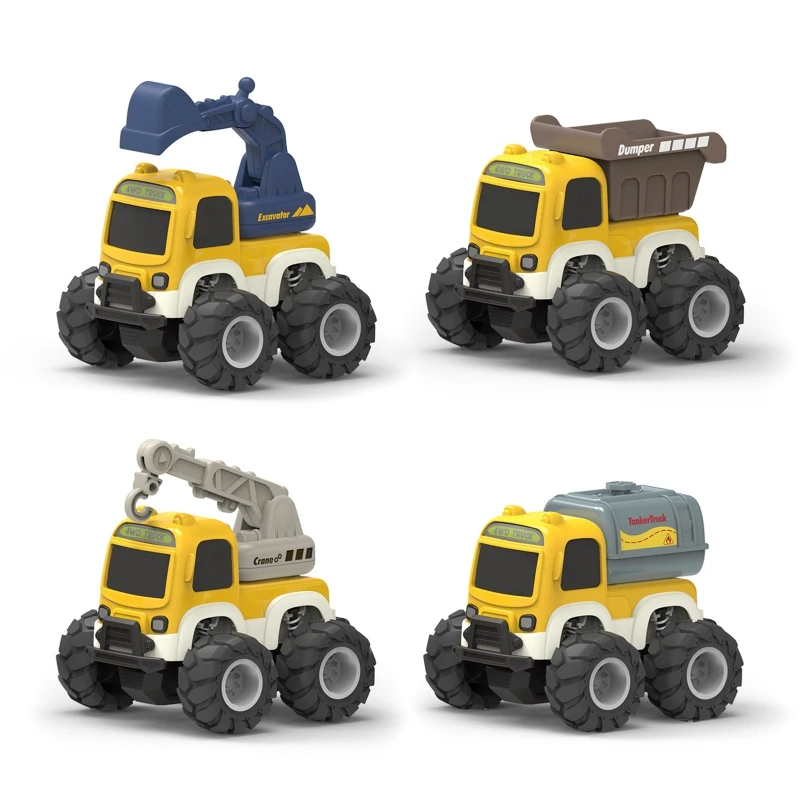 Игрушечный строительный автомобиль 4WD, модель фрикционного автомобиля с нажимным и активным шарниром, отличный подарок для детей, Прямая поставка для мальчиков
Игрушечный строительный автомобиль 4WD, модель фрикционного автомобиля с нажимным и активным шарниром, отличный подарок для детей, Прямая поставка для мальчиков