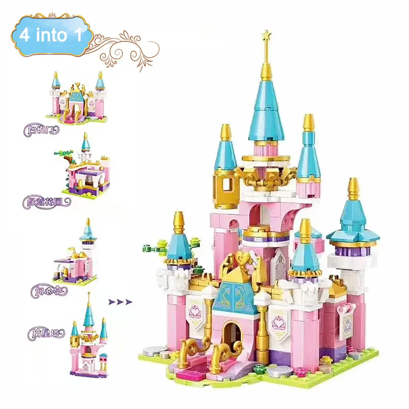 4 in 1 Princess Leah Royal Castles House Friends Set Little Dolls Educational Building Blocks Toys For Girls Creative Girls gift
4 in 1 Princess Leah Royal Castles House Friends Set Little Dolls Educational Building Blocks Toys For Girls Creative Girls gift