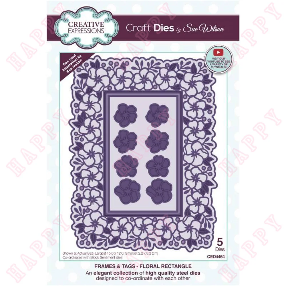 Metal Cutting Die Floral Rectangle DIY Scrapbooking Envelope Diary Photo Album Paper Cards Decorative Craft Embossing Template
Metal Cutting Die Floral Rectangle DIY Scrapbooking Envelope Diary Photo Album Paper Cards Decorative Craft Embossing Template