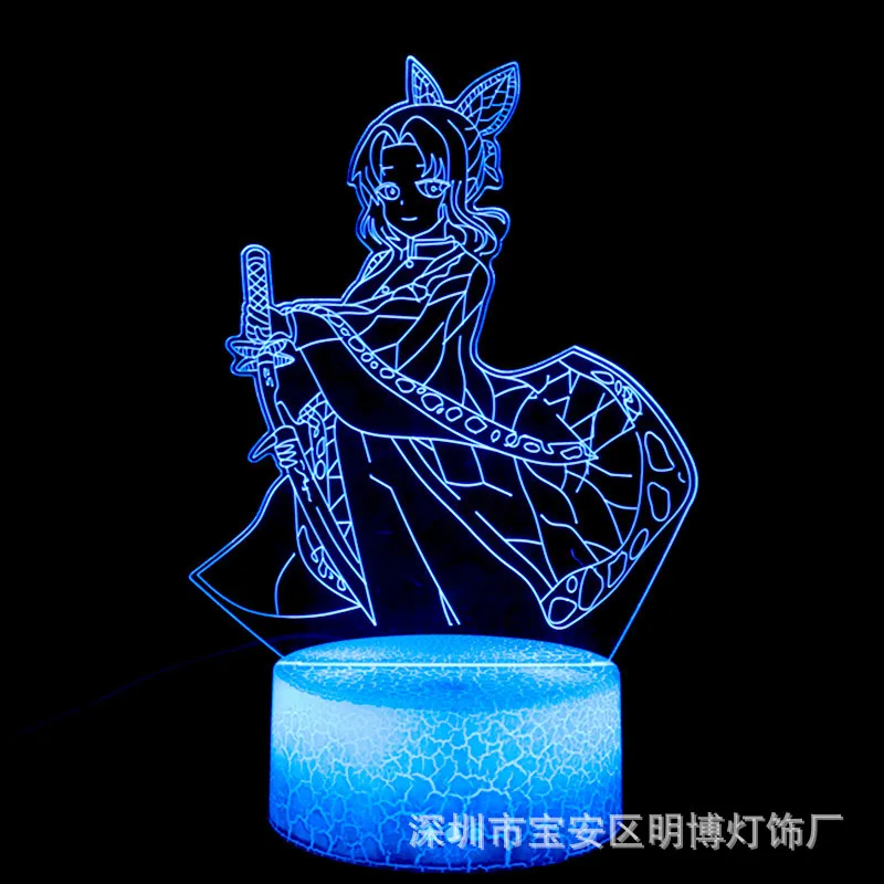 Demon Slayer Kochou Shinobu Led Lights Creative Kawaii Anime Leds Light for Bedroom 3D Night Light Figure Charms Lamp Acrylic
Demon Slayer Kochou Shinobu Led Lights Creative Kawaii Anime Leds Light for Bedroom 3D Night Light Figure Charms Lamp Acrylic