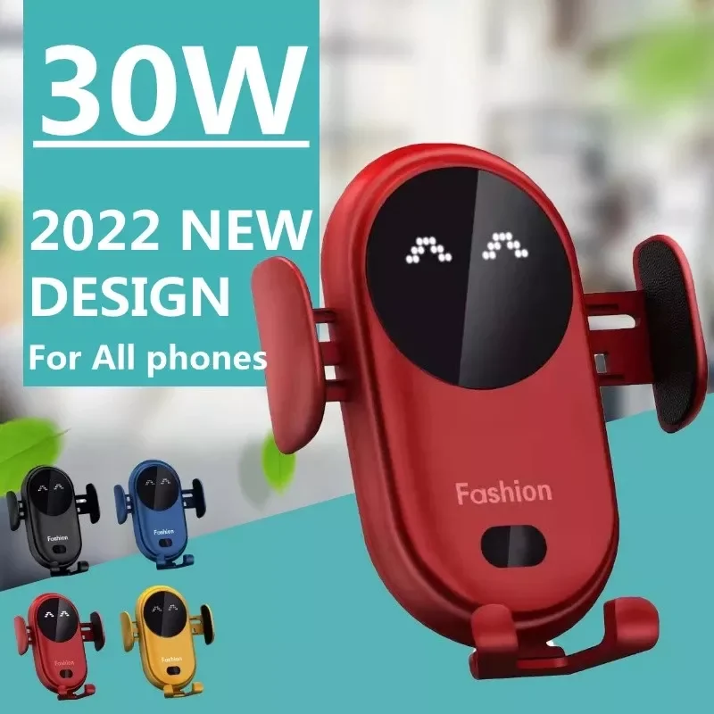 30W Car Wireless Charger Phone Holder for iPhone 13 12 11 X Pro Max Samsung Xiaomi Wireless Charging Car Induction Charger Mount
30W Car Wireless Charger Phone Holder for iPhone 13 12 11 X Pro Max Samsung Xiaomi Wireless Charging Car Induction Charger Mount