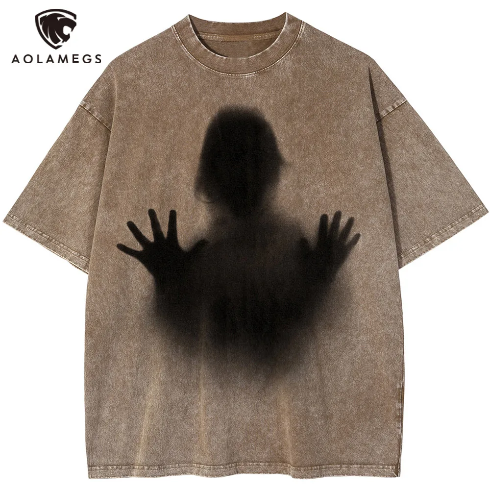 Aolamegs Oversized Men's T-shirts People Silhouette Graphic Print T-shirt Summer Hip Hop Style Tee Top Fashion Couple Streetwear
Aolamegs Oversized Men's T-shirts People Silhouette Graphic Print T-shirt Summer Hip Hop Style Tee Top Fashion Couple Streetwear