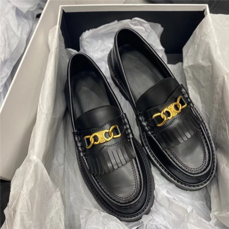 Autumn and Winter New British Wind Lovely Shoes Female Retro Luxury Women's Shoes Thick Bottom Small Leather Shoes Female
Autumn and Winter New British Wind Lovely Shoes Female Retro Luxury Women's Shoes Thick Bottom Small Leather Shoes Female
