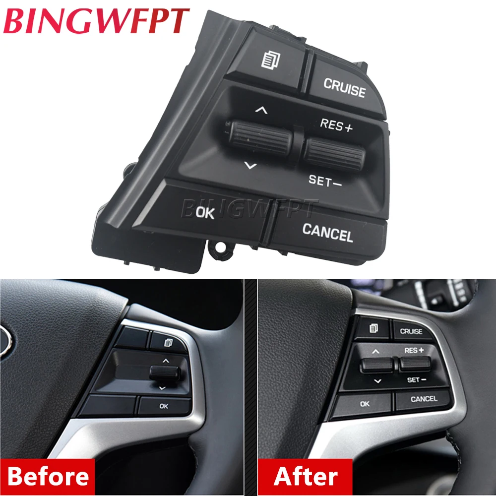 For Hyundai Elantra 1.6L 2016 2017 2018 Cruise Control Buttons Remote Control Steering Wheel Button Switch Car Accessories
For Hyundai Elantra 1.6L 2016 2017 2018 Cruise Control Buttons Remote Control Steering Wheel Button Switch Car Accessories