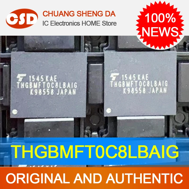 Флеш-память THGBMFT0C8LBAIG, чип EMMC 153 шар 128 ГБ, пустые данные FBGA thgbmft0c8lbaig 100%, новинка, оригинальная бесплатная доставка, электроника
Флеш-память THGBMFT0C8LBAIG, чип EMMC 153 шар 128 ГБ, пустые данные FBGA thgbmft0c8lbaig 100%, новинка, оригинальная бесплатная доставка, электроника