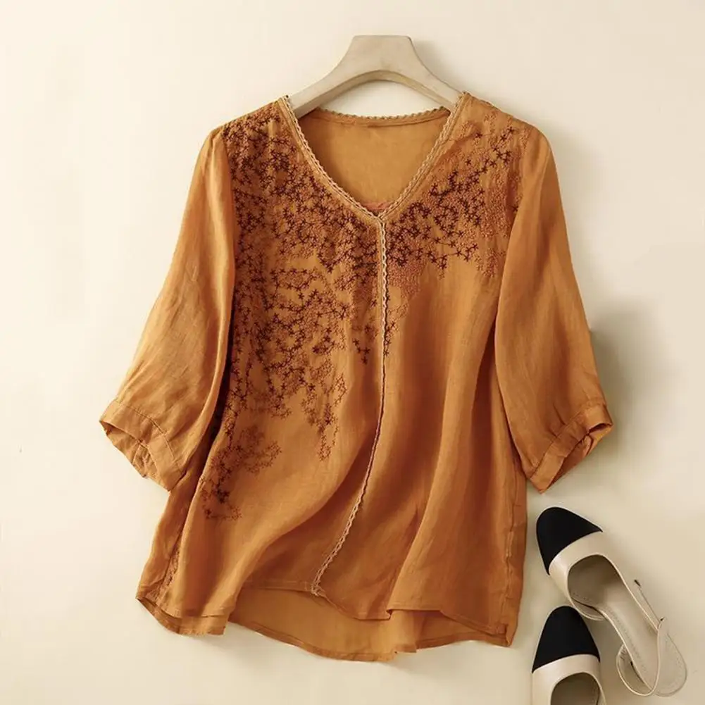 Vintage Blouse Fashion Soft Half Sleeve Summer Casual Loose Vintage Shirt Female Clothing Retro Shirt Retro Shirt
Vintage Blouse Fashion Soft Half Sleeve Summer Casual Loose Vintage Shirt Female Clothing Retro Shirt Retro Shirt