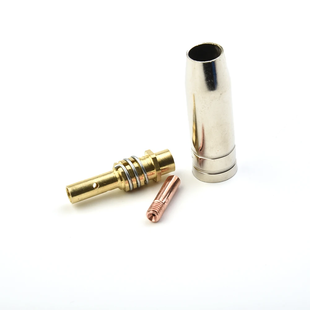 15AK Welding Accessories 3pcs Set Air Cooled Contact Tip Gas Nozzle Holder MB Durable High quality Practical New
15AK Welding Accessories 3pcs Set Air Cooled Contact Tip Gas Nozzle Holder MB Durable High quality Practical New